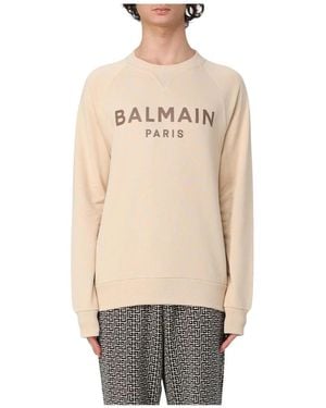 Balmain Hoodies - Natural