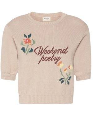 Weekend by Maxmara Fiacre Baumwollpullover - Natur