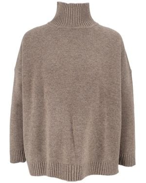Weekend by Maxmara Truien & Vesten ,Wol Borgia Turtleneck - Bruin