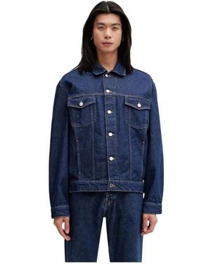 Maison Kitsuné Denim Jackets - Bleu