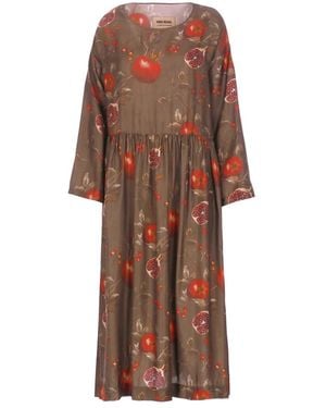 Uma Wang Midi Dresses - Marrón