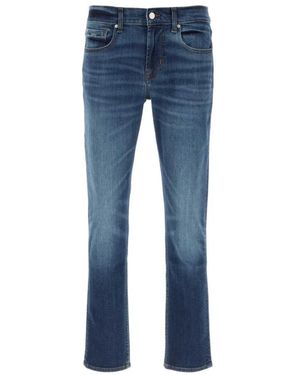 7 For All Mankind Straight Jeans - Blue