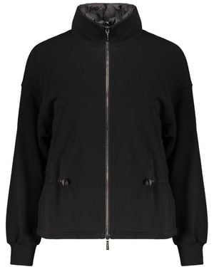 Moorer Kurze Jacke Mit Abnehmbarer Gesteppter Weste - Schwarz
