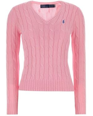 Polo Ralph Lauren V-Neck Knitwear - Rose