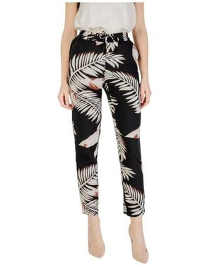 Vero Moda Slim-Fit Trousers - Nero