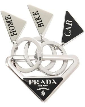Prada Keychains - Metallic