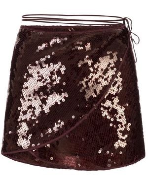Oséree Short Skirts - Brown