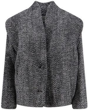 Isabel Marant Tweed Jas - Grijs