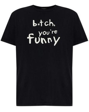 R13 T-Shirts - Negro