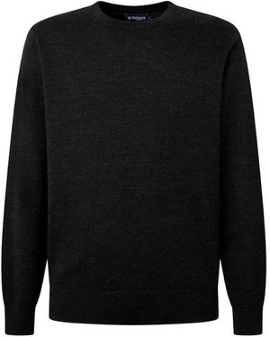 Hackett Round-Neck Knitwear - Nero