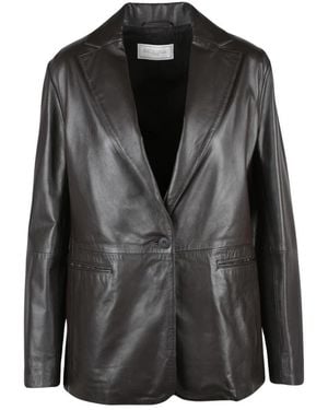 Antonelli Lederjacke - Schwarz