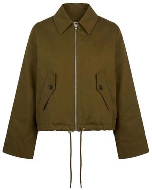 Closed Jassen ,Groen ,Katoen Cotton Blouson Jacket