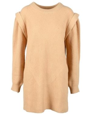 WEILI ZHENG Knitted Dresses - Naturel
