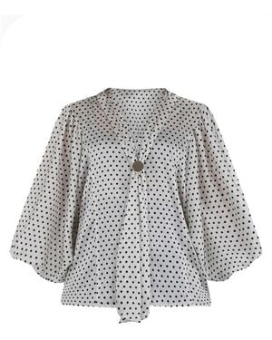 SIMONA CORSELLINI Blouses - Grey