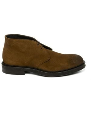 Green George Lace-Up Boots - Verde