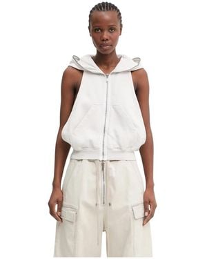 Rick Owens Zip-Throughs - Blanco
