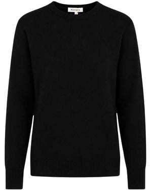Kangra Pullover Aus Kaschmir-Mischgewebe Mit Rundhalsausschnitt - Schwarz