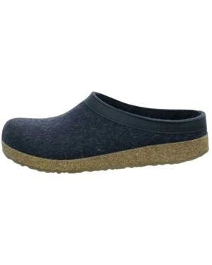 Haflinger Slippers - Blauw