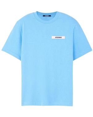 Jacquemus The Gros Grain T-Shirt - Blauw