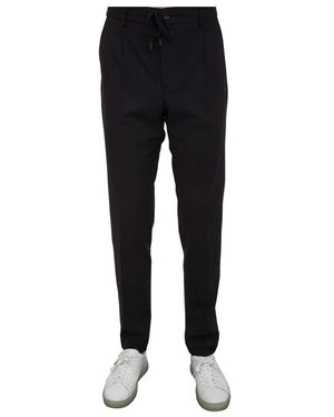 Peserico Slim-Fit Trousers - Black