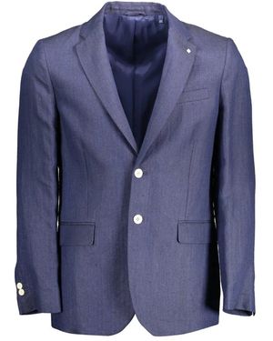 GANT Elee blaue leinenjacke classic