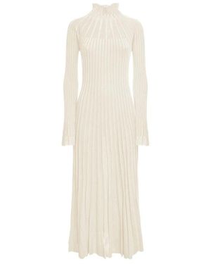 Malo Knitted Dresses - Blanco