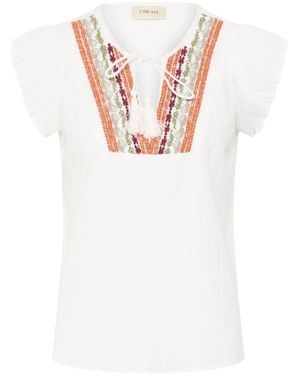 Cream Blouses - Wit