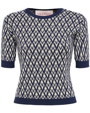 Valentino Garavani Round-Neck Knitwear - Black