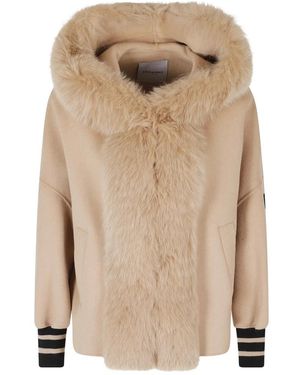 Ermanno Scervino Faux Fur &Amp; Shearling Jassen - Naturel