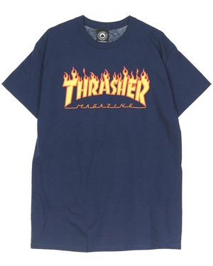 Thrasher T-Shirts - Azul