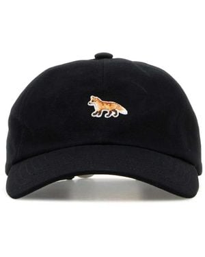 Maison Kitsuné Caps - Noir