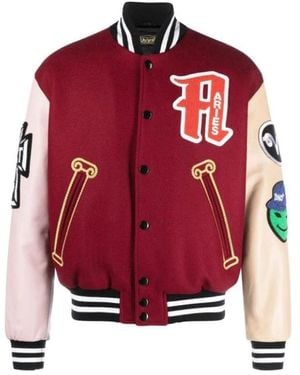 Aries Bomber Jackets - Red