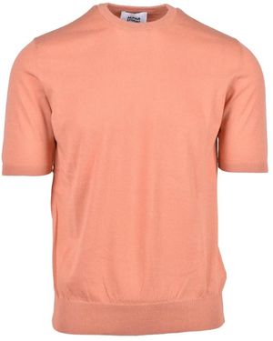 Alpha Studio Round-Neck Knitwear - Arancione