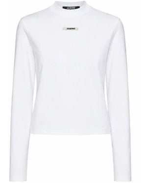 Jacquemus Long Sleeve Tops - Bianco