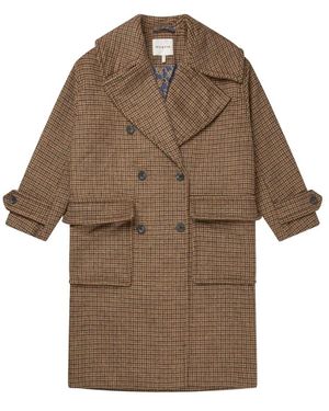 Munthe Double-Breasted Coats - Marrone