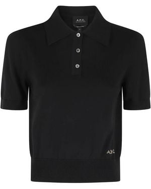 A.P.C. Truien & Vesten ,Zwart ,Polo