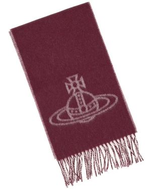 Vivienne Westwood Winter Scarves - Red