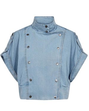 co'couture Jassen ,Blauw ,Denim Denim Jassen