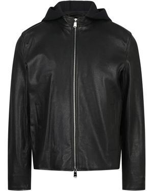 Dondup Leather Jackets - Black
