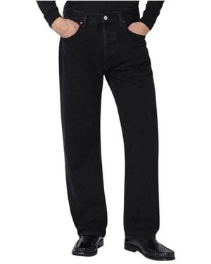 Agolde Straight Jeans - Black