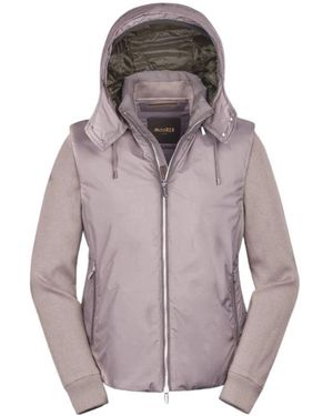 Moorer Bomberjacke mit abnehmbaren ärmeln,jackets - Lila