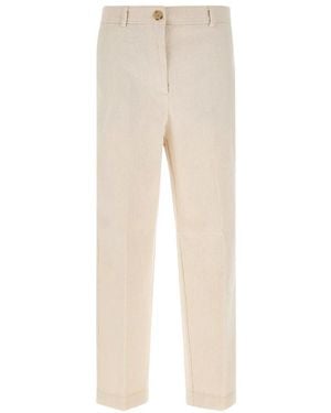 BOSS Straight Trousers - Natural