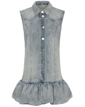 Gestuz Shirt Kleider - Grau
