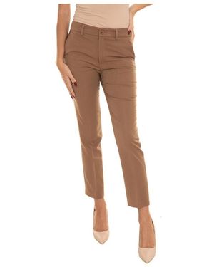 Liu Jo Slim-Fit Trousers - Brown
