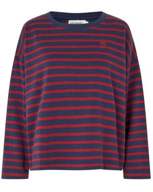 Lolly's Laundry Tops ,Veelkleurig ,Sweatshirts & Hoodies - Paars