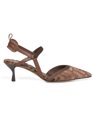 Fendi Court Shoes - Brown