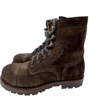 LEMARGO Lace-Up Boots - Brown