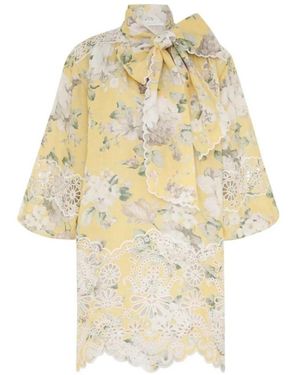 Zimmermann Short Dresses - Metallic