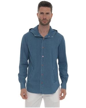 Kiton Stilvolles Klassisches Hemd Für Männer - Blau