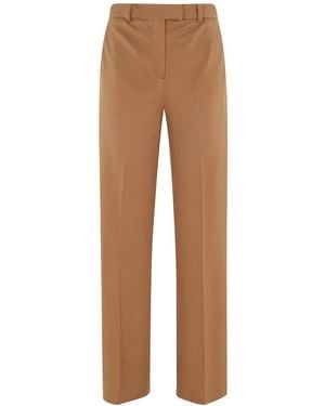 Circolo 1901 Straight Trousers - Brown